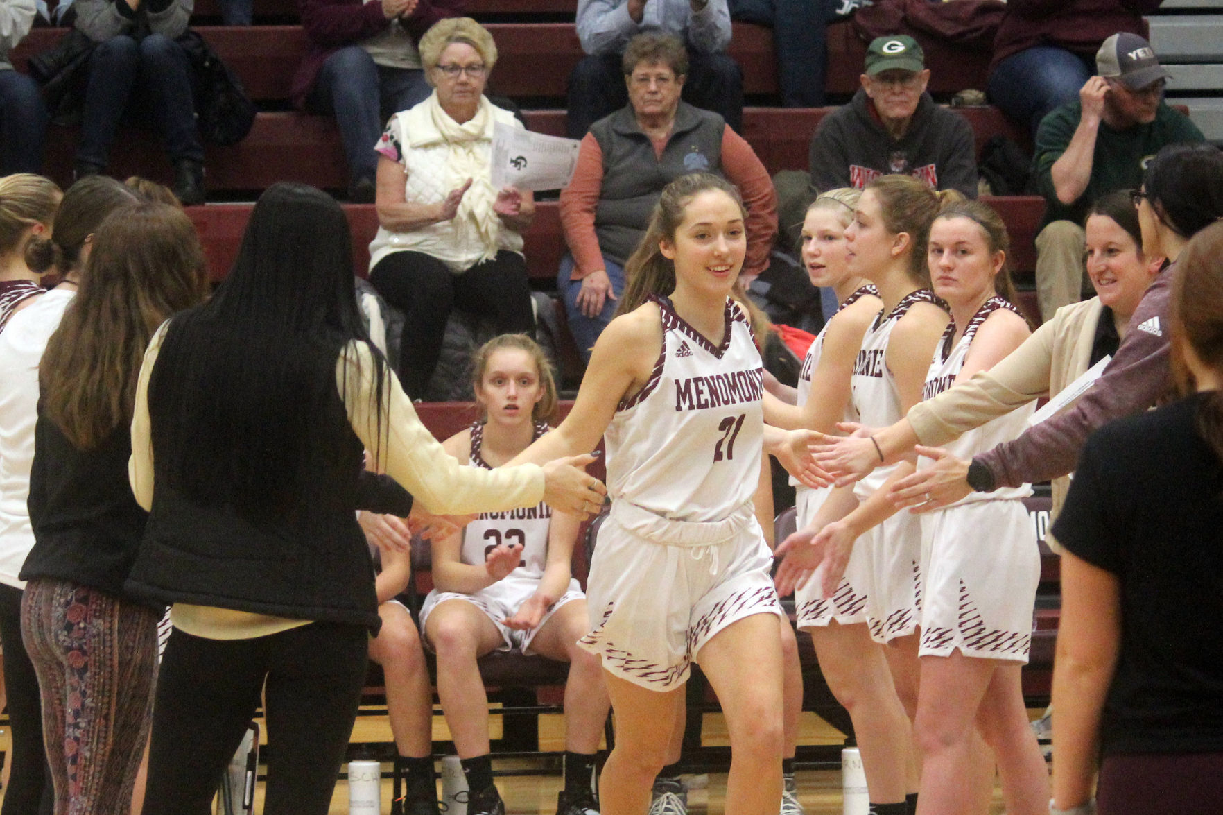 Chippewa Falls at Menomonie girls basketball 12-6-19